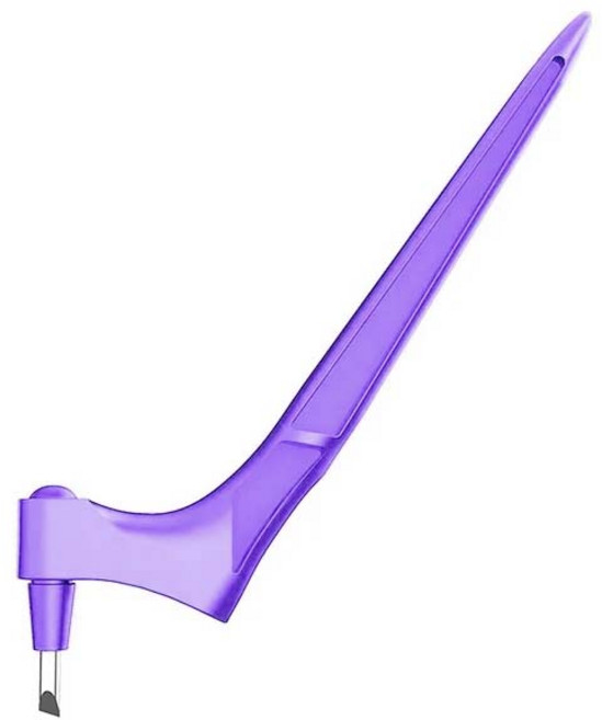 예삐스토어 360도 크레프트 나이프툴 공예칼 회전 DIY 아트 컷팅, 2개, 보라