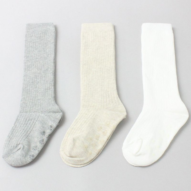 노디자인 H갑종골지 반장 1켤레 유아 아동 아기 남아 여아 봄 여름 가을 겨울 무지 니삭스 오버니 장목 주니어 키즈 어린이 유치원 선물 양말 세트