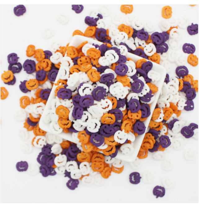 할로윈 호박 장식 데코레이션 슈가스프링클 핼러윈 소포장, 1개, 12g