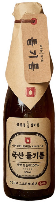 공릉동참기름 국산들기름 300ml 1개