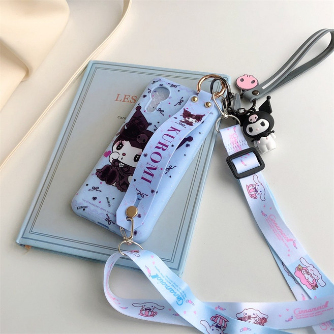 갤럭시 X커버5 케이스 키즈폰 귀여운 몬스터 어린이용 키링 춘식이폰2 목걸이