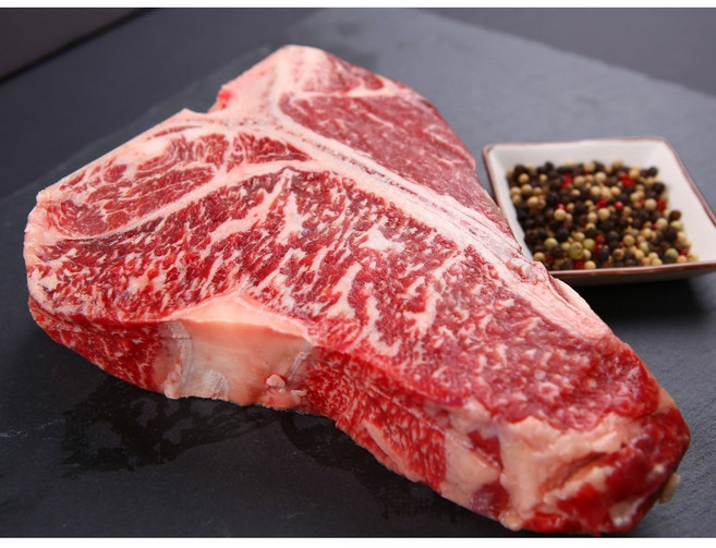 한우티본 소고기 1+등급 스테이크 선물세트 새우살 영주한우 소고기 캠핑고기 바베큐 홈파티, 4개, 800g