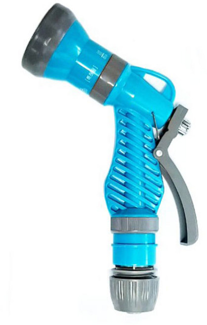 다이모공구 코일호스 15미터 꼬임방지호스 스프링호스 베란다호스 세차호스, (국산)원터치다기능분사기, 1개