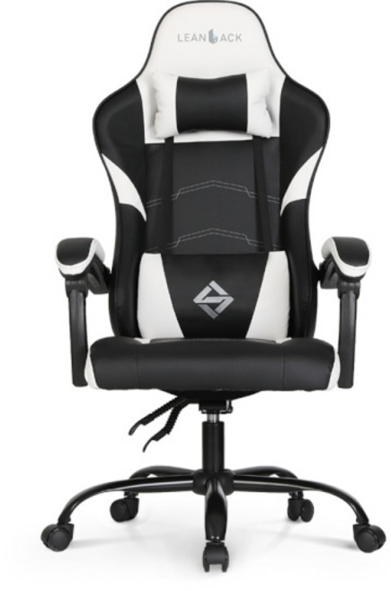 (린백) LB48G 학생 컴퓨터 게이밍의자, 블랙