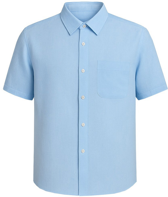 남자 마셔츠 인조 모시옷 쿨셔츠 남성 여름 반팔 셔츠 시원한 마남방 중년남자