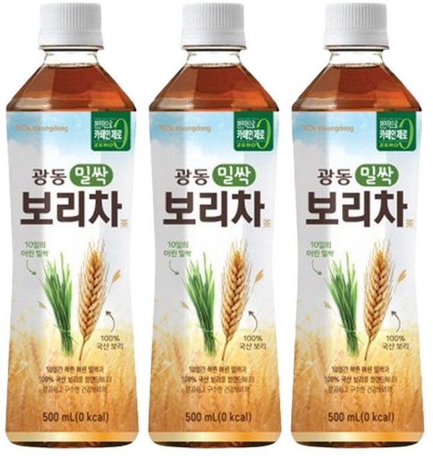 광동 밀싹보리차 500ml X 24개