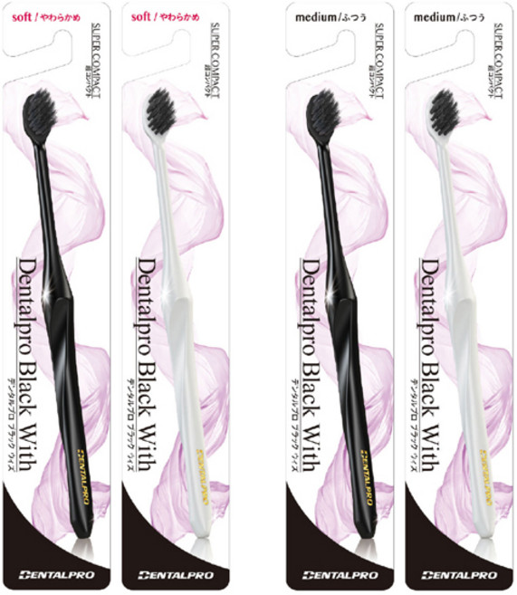 일본D.P/블랙시리즈 위드 칫솔/스파이럴 초미세모, 1개