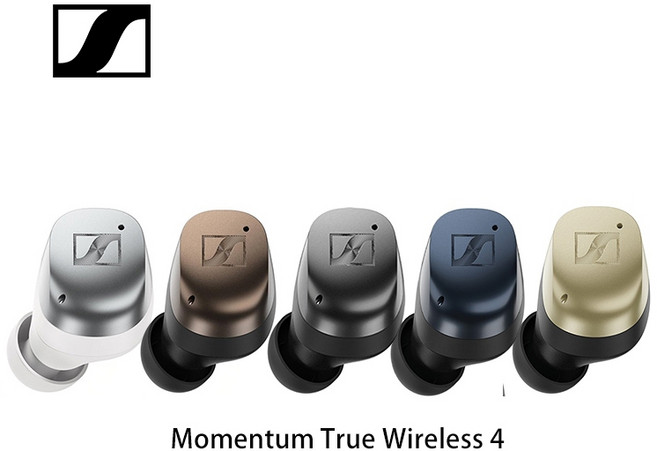 Sennheiser 森海塞爾 Momentum True Wireless 4 真無線藍牙耳機第四代 (贈藍芽接收器), 石墨