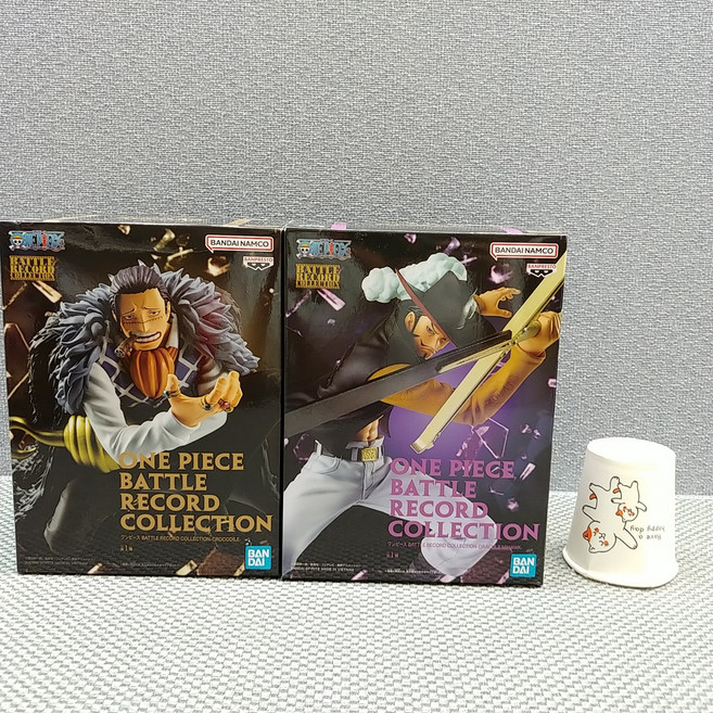 일본내수정품 반프레스토 배틀 레코드 콜렉션 미호크 VS 크로커다일 2종 세트 피규어, 1개