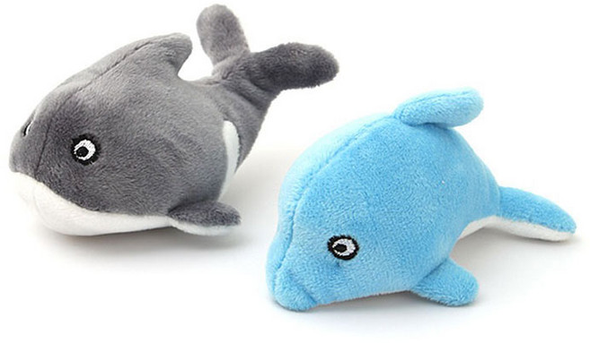 펫모닝 고래&상어 캣닢 PMC 392 고양이장난감 랜덤발송, 1개