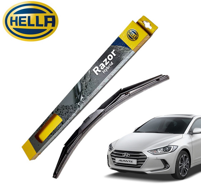 헬라 레이저 아반떼MD와이퍼 하이브리드 후꼬구고무 적용, 아반떼MD(10년~15년)