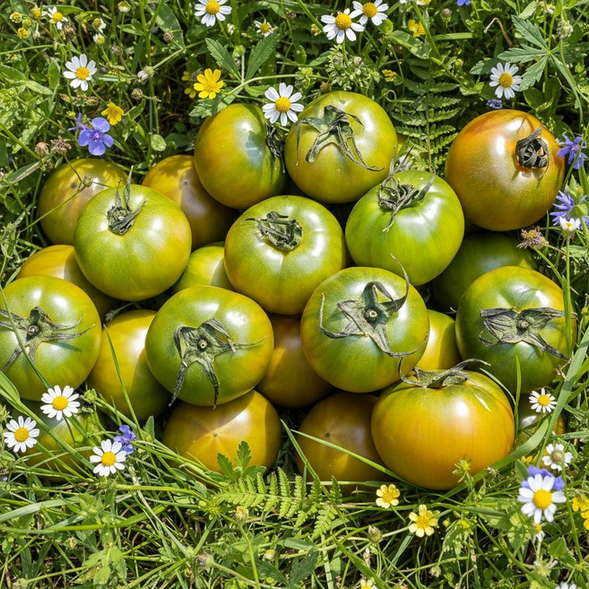 [최저가적용] 산들푸름 부산 대저토마토 짭짤이, 1박스, 2.5kg (L-2L)