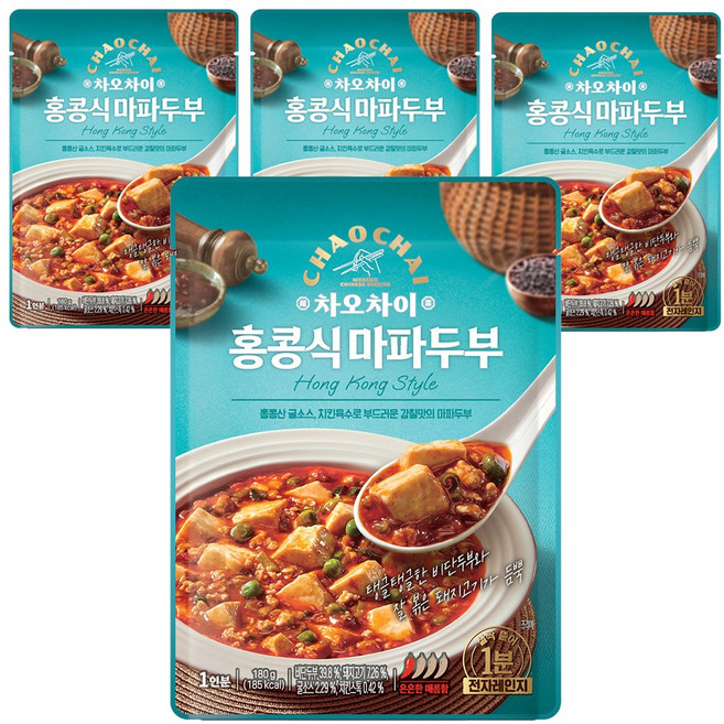 차오차이 홍콩식 마파두부, 180g, 4개