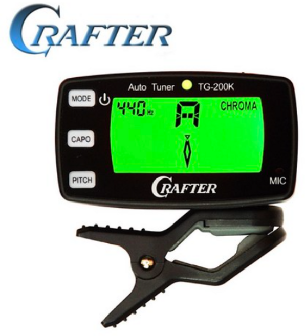 크래프터 프로페셔널 헤드스톡 기타튜너 TG-200K, 1개