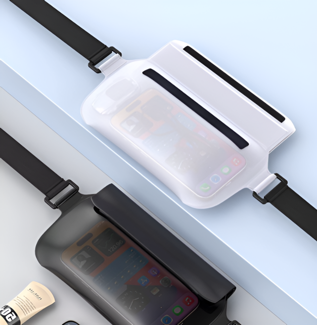 냄새방지 완벽건조 IPX8등급 3중잠금 TPU 완벽 방수 길이조절 방수가방, 1개, 블랙