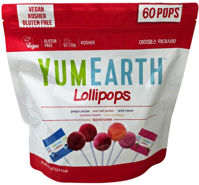 야미얼스 막대사탕 491g(60개입)/트레이더스 사탕, 491g, 1개