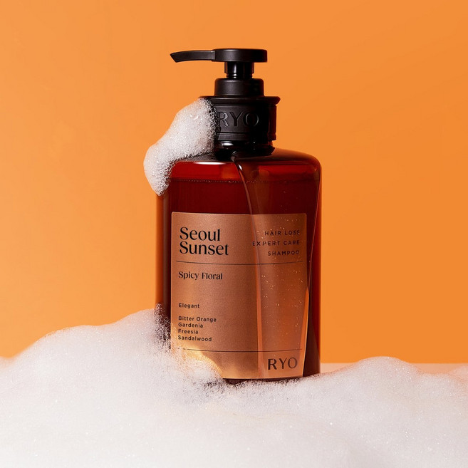 려 공식 탈모전문케어 퍼퓸샴푸 서울석양 585ml, 1개