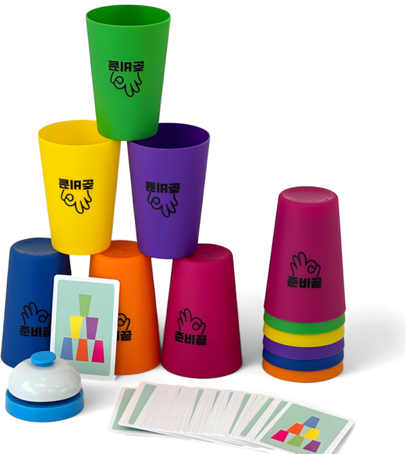 준비끝 스피드 컵쌓기 게임, 1개