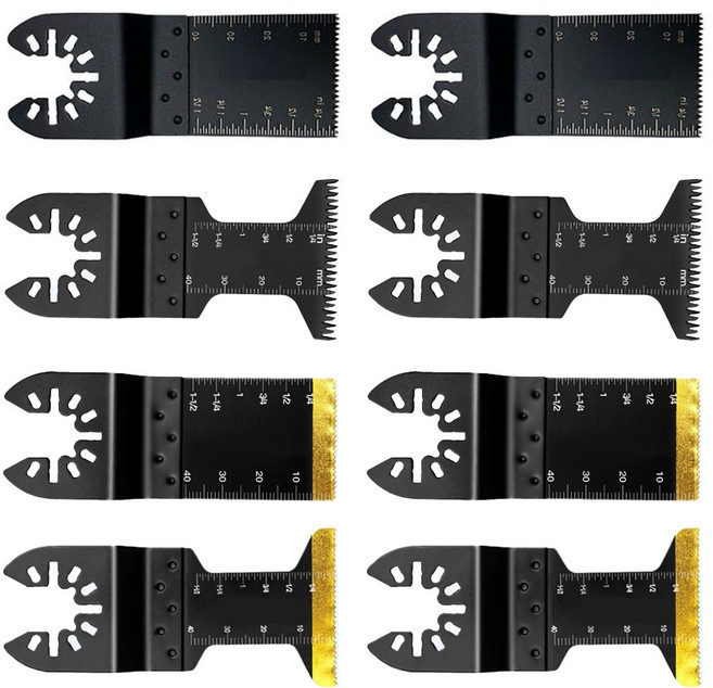 공구빨 범용 다기능 티타늄 만능 멀티커터날, 혼합형, 1세트