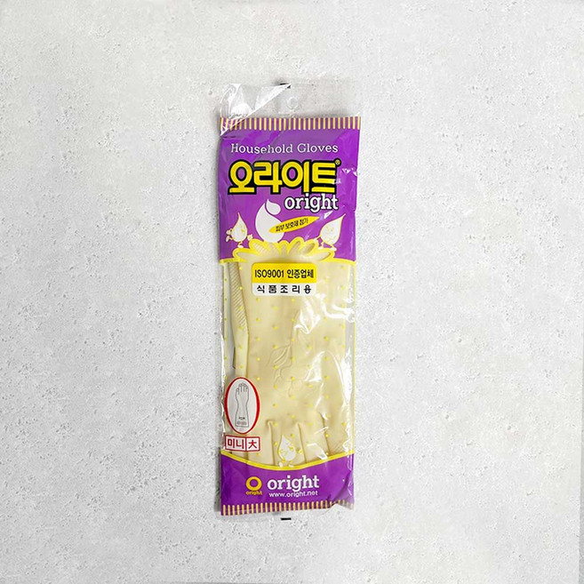 오라이트 고무장갑 10켤레 양손 소 중 대 특대 특특대 남자 대용량 도매, 미니(L)/아이보리, 미니(XS), 10개