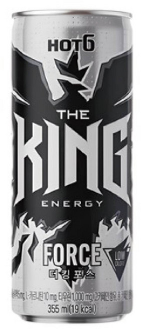 핫식스 더 킹 포스 355ml 6개입 에너지드링크, 6개
