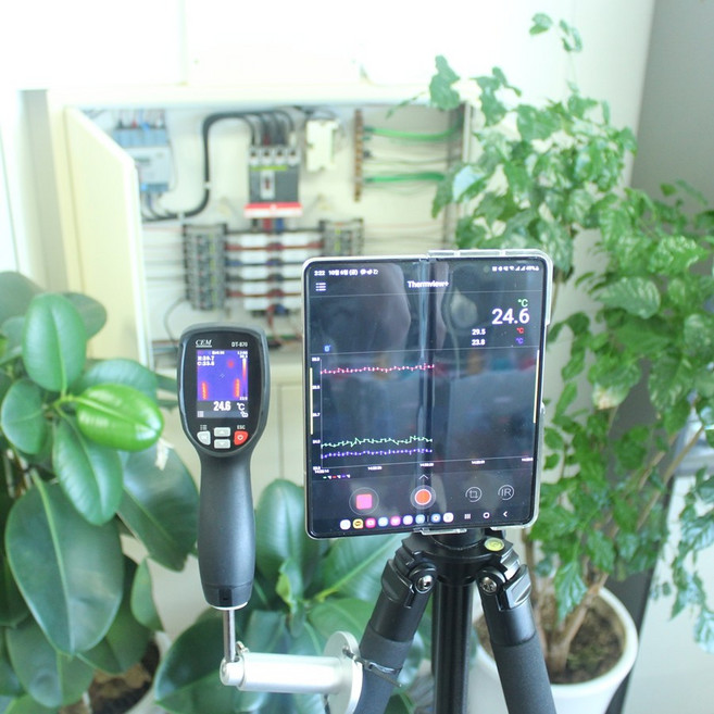 CEM 보급형 열화상카메라 DT-870(80x80) 데이터 저장, 1개