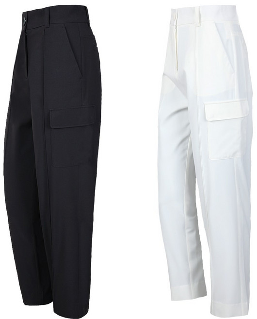 여성 골프바지 골프웨어 WB 718 스판 여성 뒷밴딩 팬츠 카고 건빵 팬츠