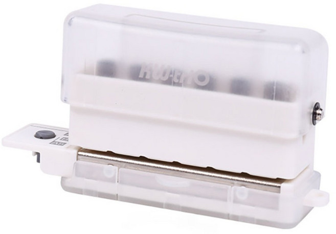 비비드 벌브 파스텔 미니 6공 5공 펀칭기 다꾸 A4 A5 B5, 1개, 투명