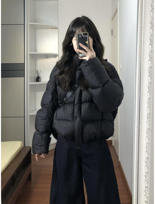 COSYEVNO 여자 패딩 겨울심플하게 박시하고 편안한 캐주얼 코트 LFHyrf-4