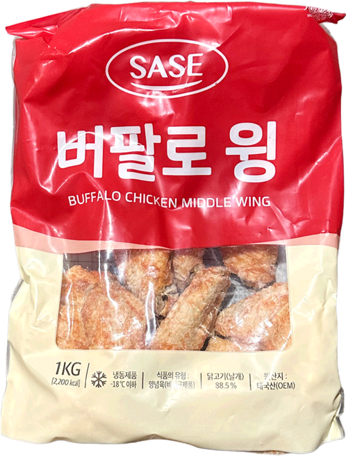 사세 버팔로 치킨윙 1K 업소용 식당용, 1kg, 1