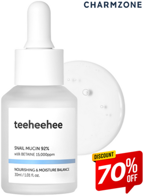 참존 티히히 스네일 뮤신 92 영양탄력 세럼 수분장벽, 1개, 30ml