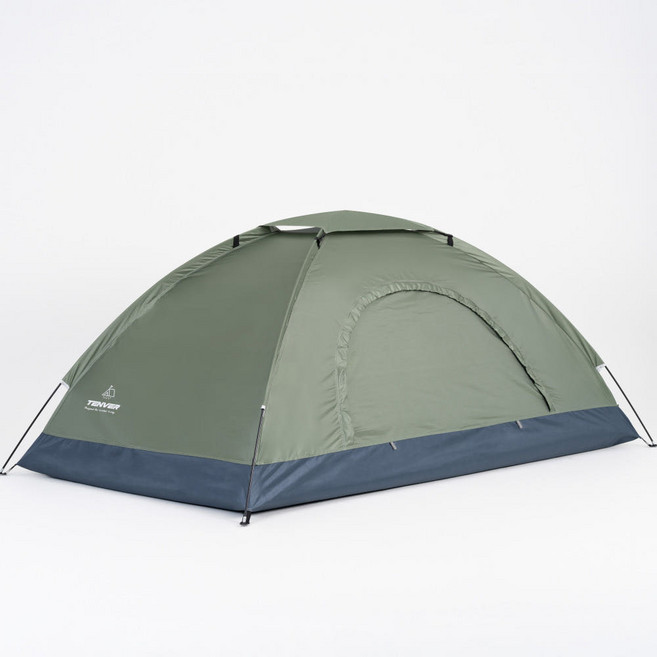 캠프텐버 조립식 공격형 1인용 백패킹 텐트, 1. 공격형(가로), 밀리터리카키