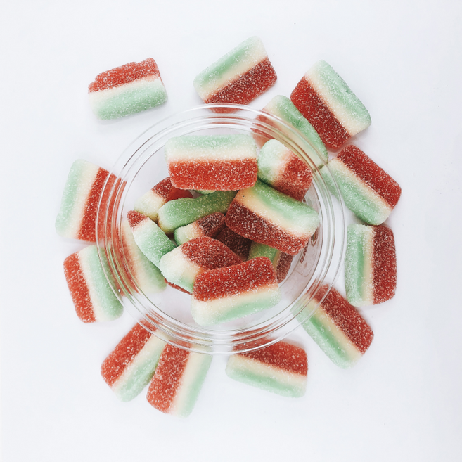 [스위트랩] 컵젤리 수박모양젤리 신맛젤리 워터멜론젤리, 1개, 80g