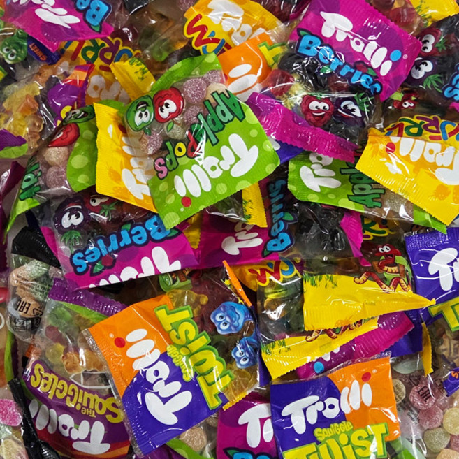 트롤리 올인원 젤리 대용량 미니 젤리 간식, 40개, 20g