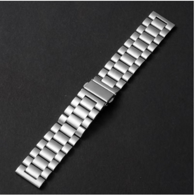 三珠不鏽鋼 錶帶 寬度 22mm 彈弓扣 錶環 金屬 替換 連接器