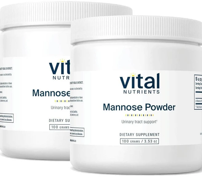 바이탈 뉴트리언츠 디만노스 파우더 포 유리너리 트랙 앤드 블래더 서포트 Vital Nutrients Mannose Powder, 2개, 100g - 쿠팡