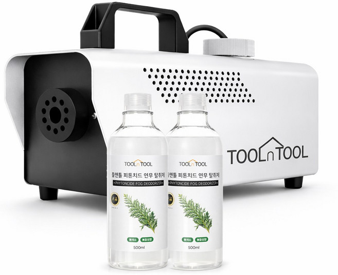 툴앤툴 피톤치드 연무기 S-40G+1000ml 방역소독기 화장실냄새제거 담배냄새 신발장냄새 탈취 새집증후군제거, 1개, 1L