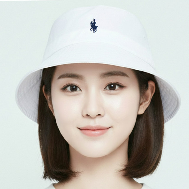 베이직엠 남성 여성 벙거지모자 버킷햇 승마자수 심플 BASIC (면 데님)