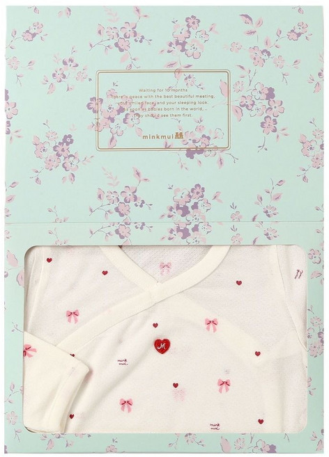 밍크뮤 minkmiu WH 쁘띠리본배내바디슈트 3617004003 36170-040-03 출산백일돌선물 487329