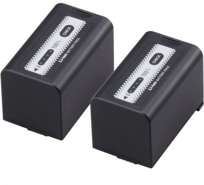 2개 VW-VBD58 배터리 및 AC/DC 충전기 파나소닉 AG-VBR59 BGH1 HC-X1 HC-X1500 HC-X2000 AG-CX10 AG-CX350 AG-UX180 A, 2개 VW-VBD58 배터리 및 AC/DC 충전기 파나