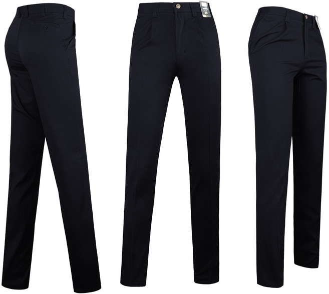 엔케이아울렛 B-크로스빌면바지 남성용 데일리 골프웨어 기본 스판 코튼 슬랙스 바지