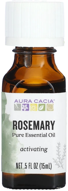 Aura Cacia 순수 에센셜 오일 로즈메리 15ml(0.5fl oz) Cacia (아우라 카시아), Aura Cacia, 순수 에센셜 오일, 로즈메리, 1 - 쿠팡
