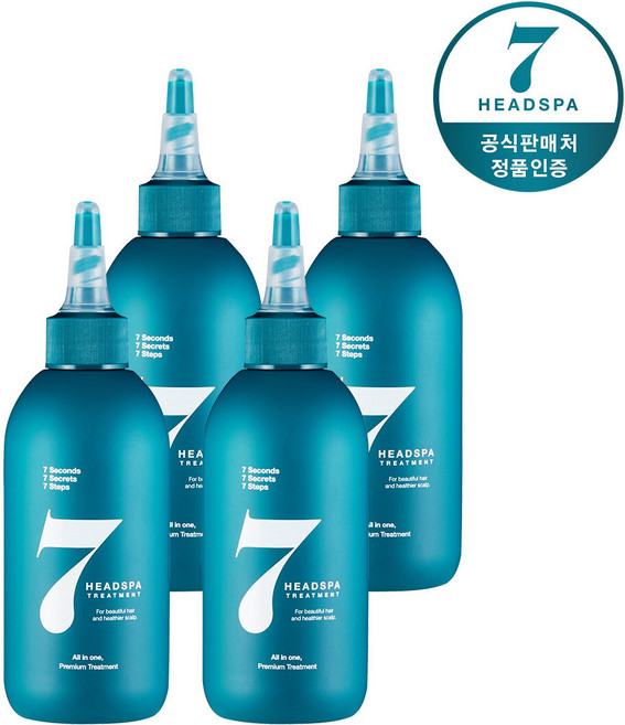 헤드스파7 트리트먼트 200mlx4, 200ml, 4개