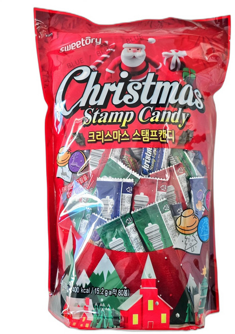크리스마스 스탬프사탕 도장 스탬프캔디 코스트코 어린이집, 1개, 1.216kg