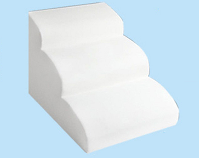 애완 동물 계단 개 계단 작은 개 침대 옆 등반 침대 사다리 작은 개 고양이 등반 사다리 특별, 화이트, 25D,60*38*40cm, 1개