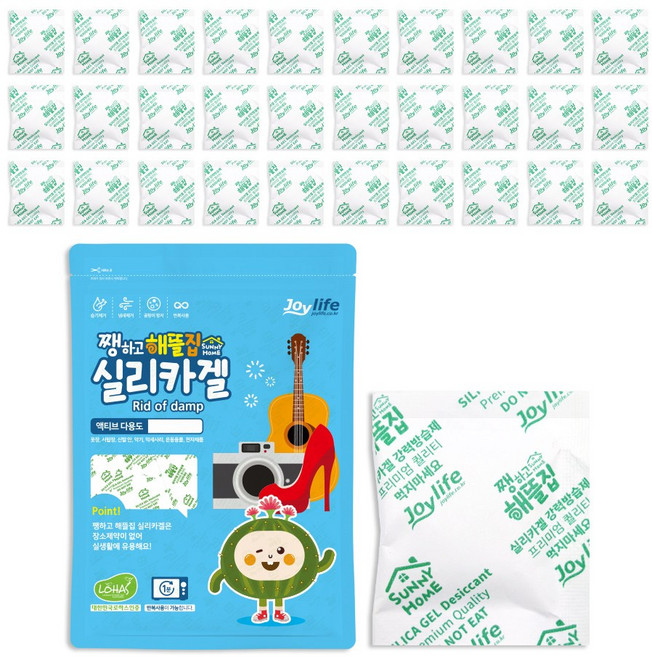 쨍하고해뜰집 실리카겔 종이 3gX30개 식품용 제품용 제습제 습기제거제 방습제, 3g, 30개