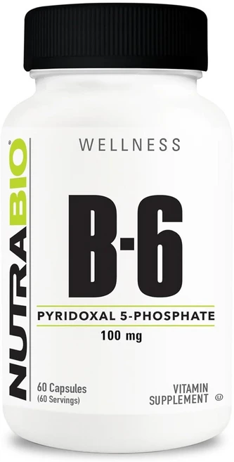뉴트라바이오 B-6 피리독살 5-포스페이트 100mg 캡슐, 1개 - 쿠팡