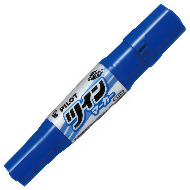 PILOT 百樂 雙頭粗字麥克筆 MFN-15FB, 1個, 藍色 MFN-15FB-L, 藍色