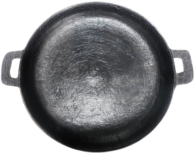 무쇠 주물 솥뚜껑 고기 불판 전골팬 30 34 40cm 가방세트, 1개, 44cm