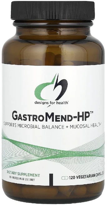 디자인 포 헬스 GastroMend-HP 비타민C 아연 120 캡슐, 1개 - 쿠팡